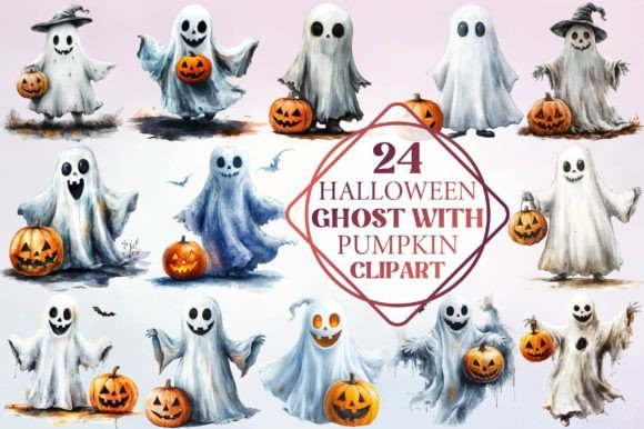 Halloween Ghost with Pumpkin Clipart: A Designer’s Guide