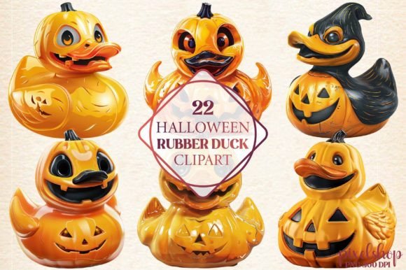 Halloween Rubber Duck Clipart: A Quirky Design Asset Worth Exploring