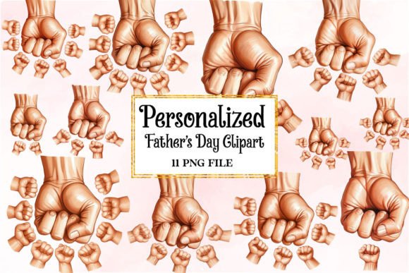 Personalized Father's Day Fist Bump Set for Designers