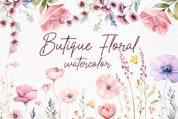 Spring Flowers Clipart Wild Flowers PNG