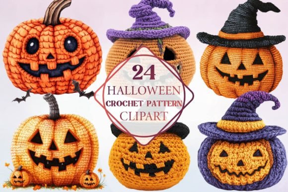 Unlock Halloween Crochet Pattern Clipart for Your Projects