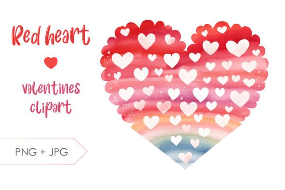 Valentine Heart PNG Clipart Sublimation