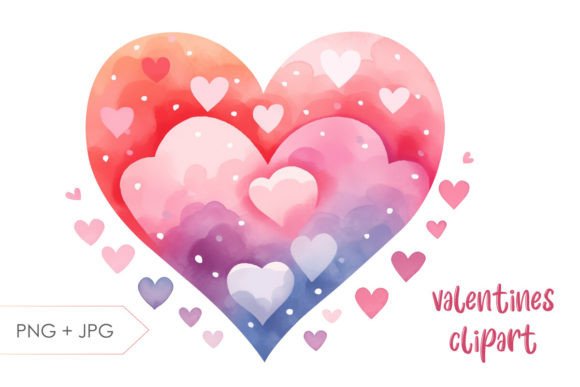 Valentines Pink Heart PNG Clipart for Branding & Design